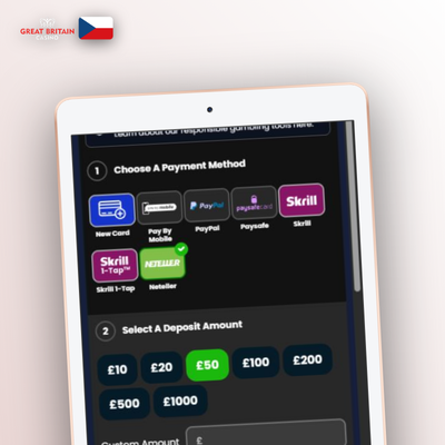 Rychlý výběr výher přes e-peněženku Skrill nebo Neteller v GB Casino
