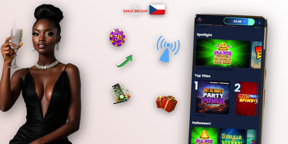 GB Casino app iOS na iPhone a iPadu s sekcemi Casino, Sport a Live ruleta
