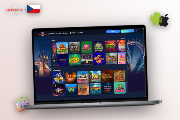 GB Casino mobile synchronizuje váš herní účet mezi notebookem a telefonem