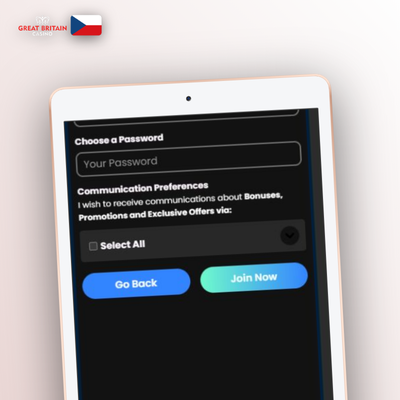Registrace v GB Casino přes telefon a SMS kód – účet aktivní během minuty