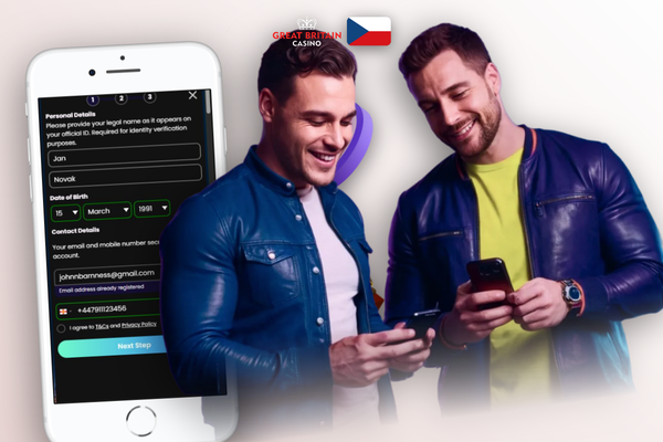 GB Casino CZ registrace – výběr měny účtu CZK, EUR nebo USD při zakládání profilu
