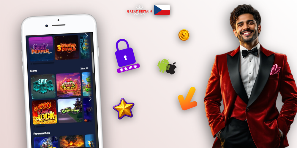 GB Casino online app na třech mobilech – lobby, sportovní sázky a živá podpora