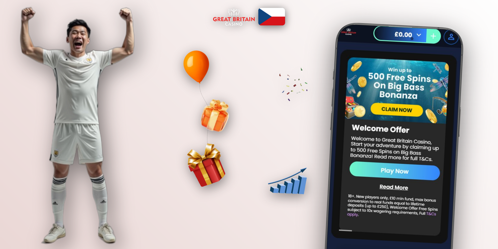 Infografika GB Casino vysvětluje podmínky obrátky krok za krokem